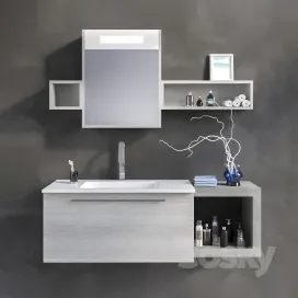 Bathroom furniture set ly composition 40